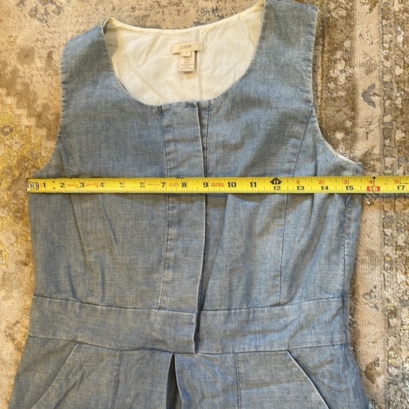 J Crew Blue Chambray Dress - Picture 7 of 12